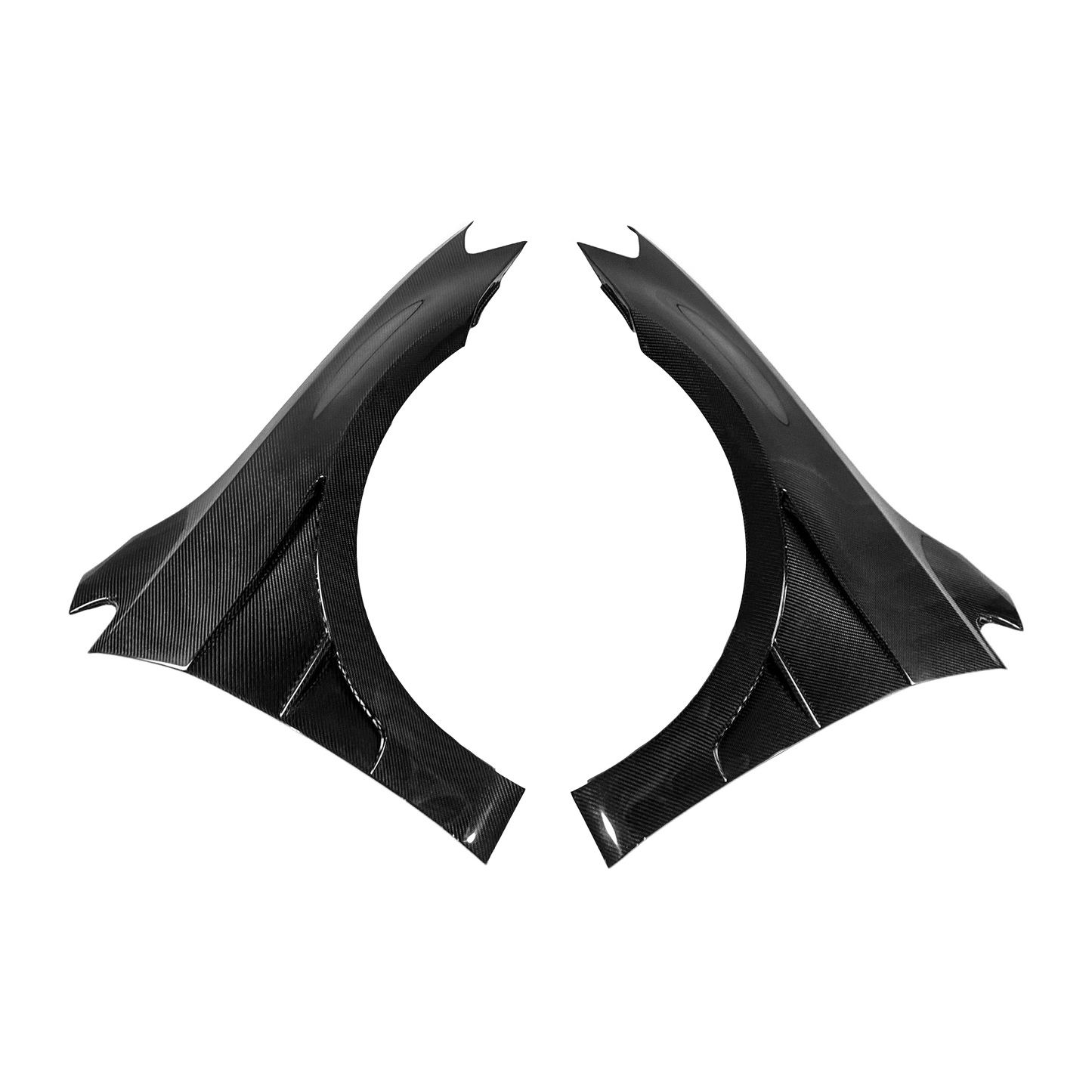 VW Golf MK7 TSI GTI R-LINE Vented Front Fenders 2012-2020 Kazento Carbon Parts 车身侧板