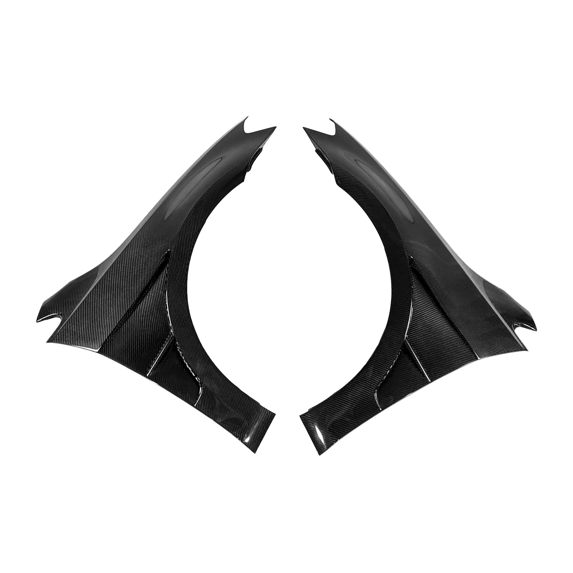 VW Golf MK7 TSI GTI R-LINE Vented Front Fenders 2012-2020 Kazento Carbon Parts 车身侧板