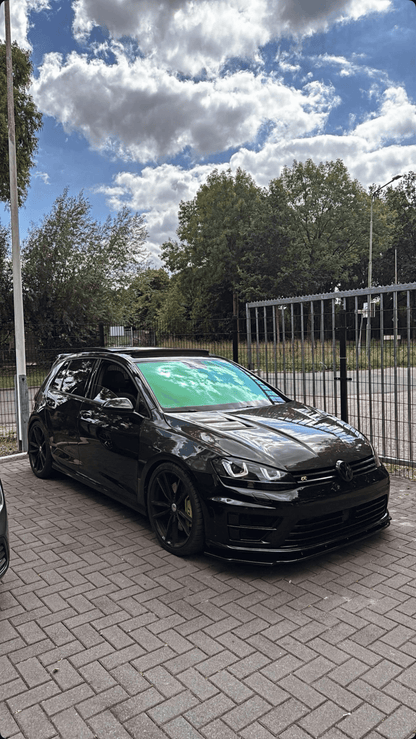 VW MK7 GOLF 7 7.5 R GTI ASPEC Style Cooling Vented Hood Bonnet 2012–20 Kazento Carbon Parts Bonnets/Hoods