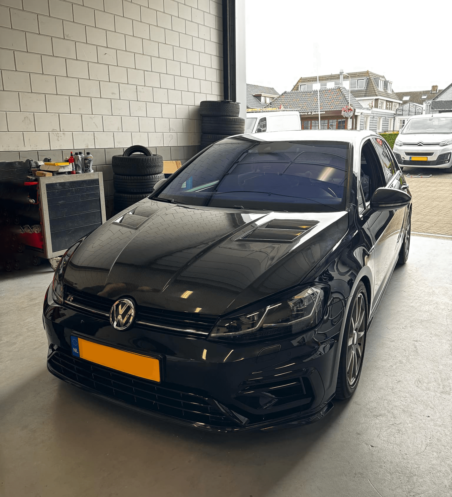 VW MK7 GOLF 7 7.5 R GTI ASPEC Style Cooling Vented Hood Bonnet 2012–2020