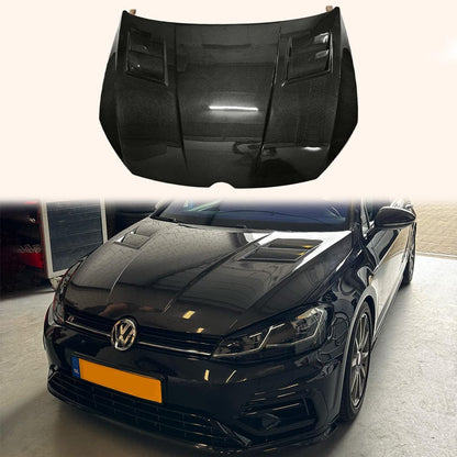 VW MK7 GOLF 7 7.5 R GTI ASPEC Style Cooling Vented Hood Bonnet 2012–2020