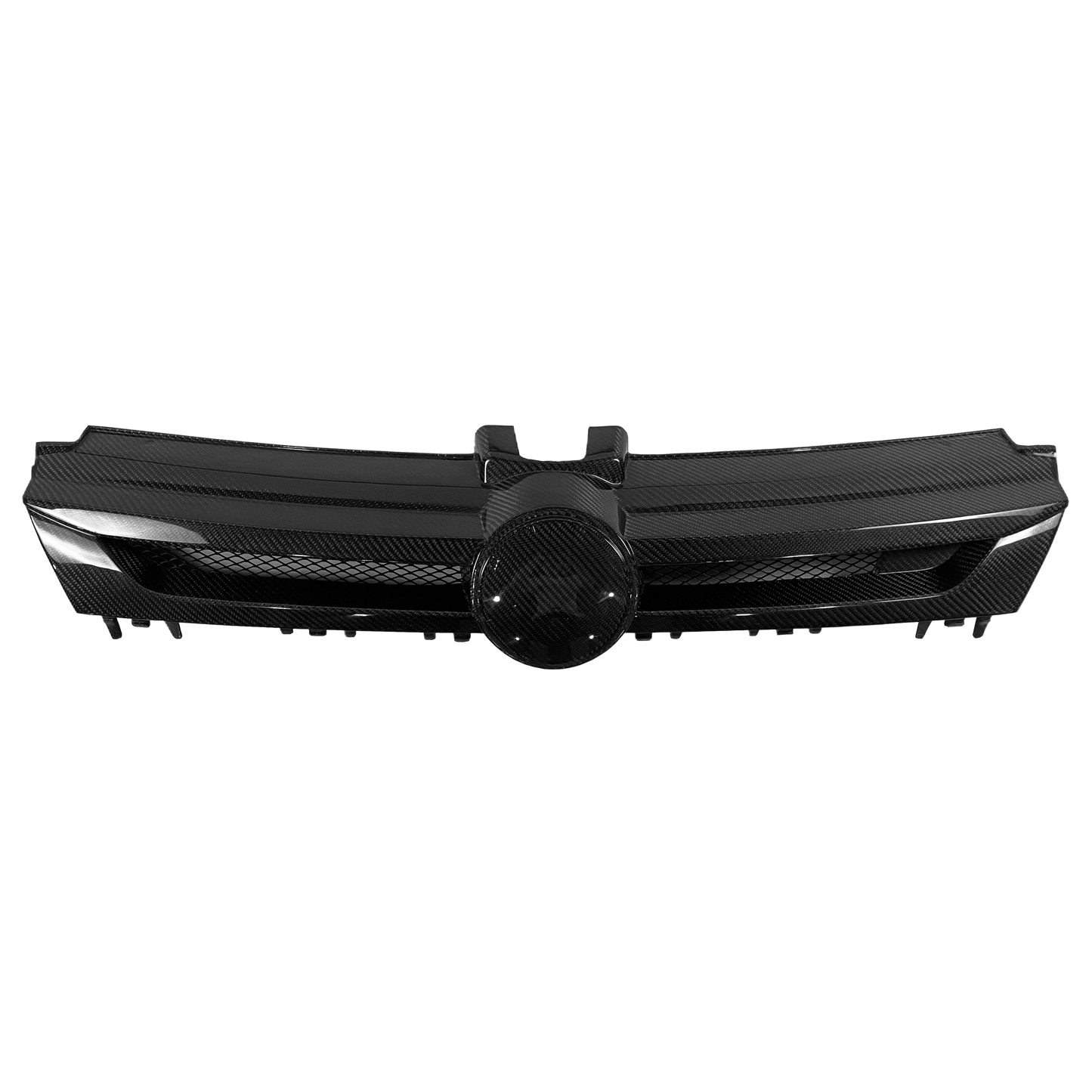 VW VOLKSWAGEN MK7 GOLF 7 ABT TYPE FRONT GRILL 2012–2016 Kazento Carbon Parts 车身侧板 Carbon Fiber GOLF7-FG-AB-CF