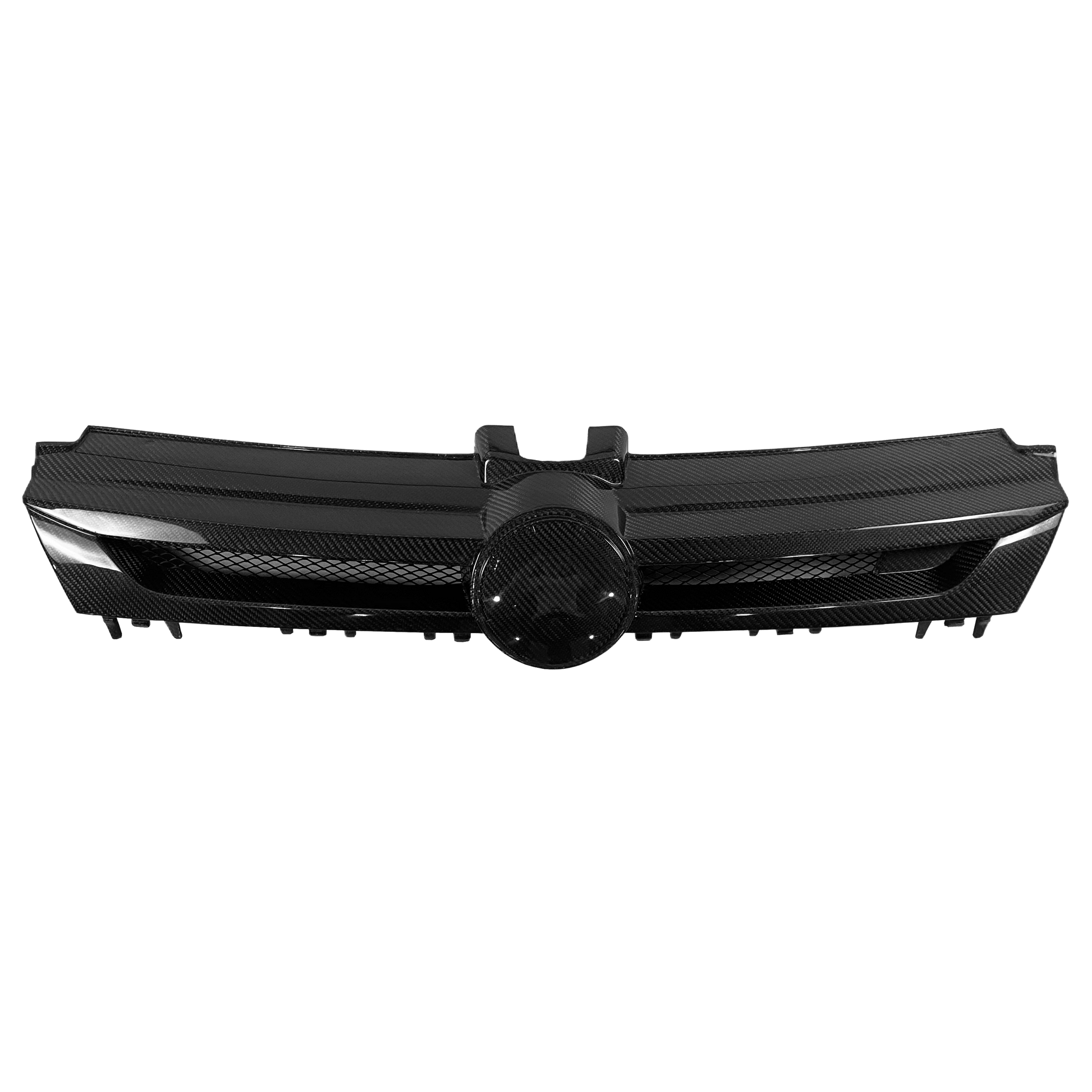 VW VOLKSWAGEN MK7 GOLF 7 ABT TYPE FRONT GRILL 2012–2016 Kazento Carbon Parts 车身侧板 Carbon Fiber GOLF7-FG-AB-CF