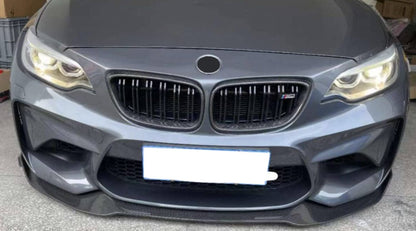For BMW M2 F87 CS Style Front Bumper Lip 2019-2021