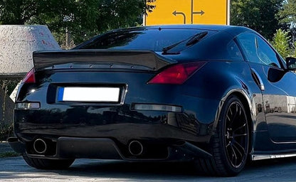 Z33 350z Infiniti G35 Coupe JDM TS Style Rear Diffuser 2003-2008 Kazento Carbon Parts 车身侧板 Carbon Fiber 350Z-DIF-TS2&-CF
