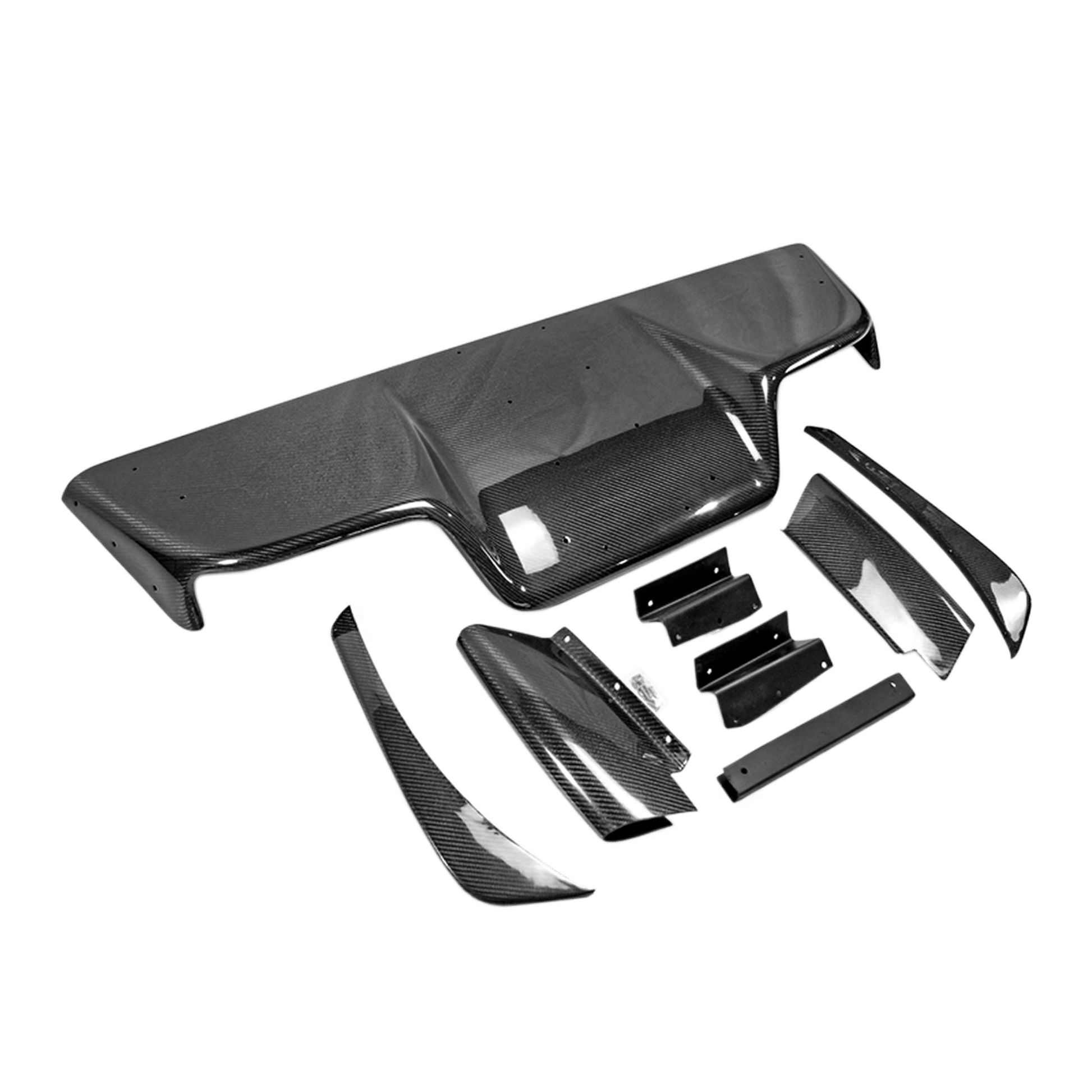 Z33 350z Infiniti G35 Coupe JDM TS Style Rear Diffuser 2003-2008 Kazento Carbon Parts 车身侧板 Carbon Fiber 350Z-DIF-TS2&-CF