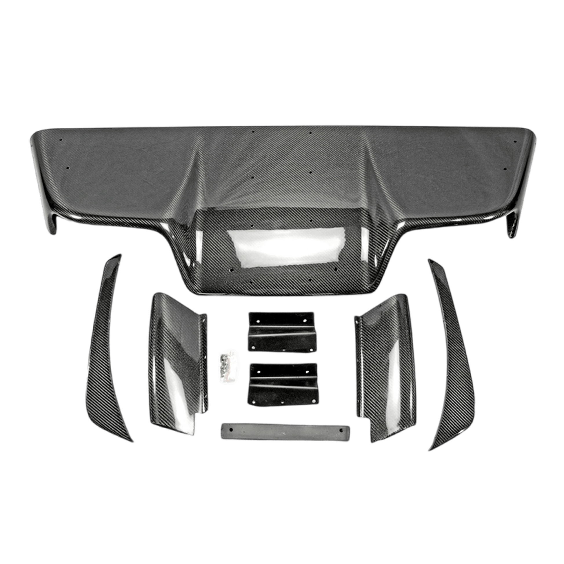 Z33 350z Infiniti G35 Coupe JDM TS Style Rear Diffuser 2003-2008 Kazento Carbon Parts 车身侧板 Carbon Fiber 350Z-DIF-TS2&-CF