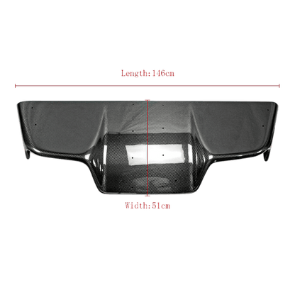 Z33 350z Infiniti G35 Coupe JDM TS Style Rear Diffuser 2003-2008