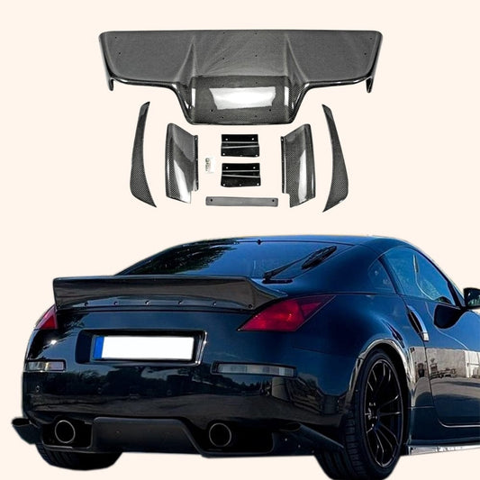Z33 350z Infiniti G35 Coupe JDM TS Style Rear Diffuser 2003-2008